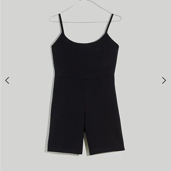 Madewell Knit Biker Unitard Shorts Black XL NWT - Picture 4 of 10